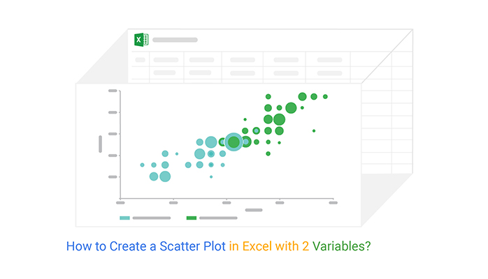 scatter plot in excel with 2 variables