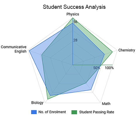 Radar chart with different scales - LouicaAmylee