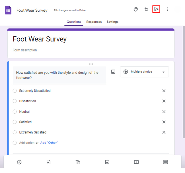 closed-ended question examples in google forms 3