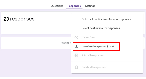 closed-ended question examples in google forms 5