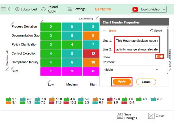 How to Create a Heatmap in Excel