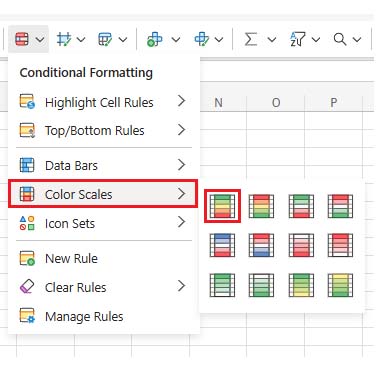 How to Create a Heatmap in Excel