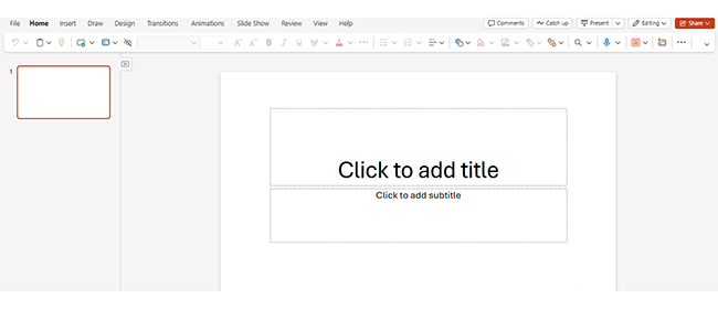 Insert Chart in PowerPoint