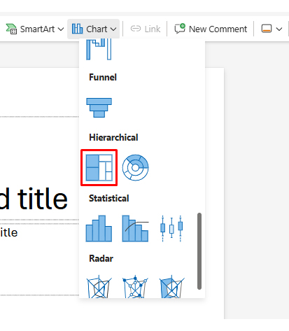 Insert Chart in PowerPoint