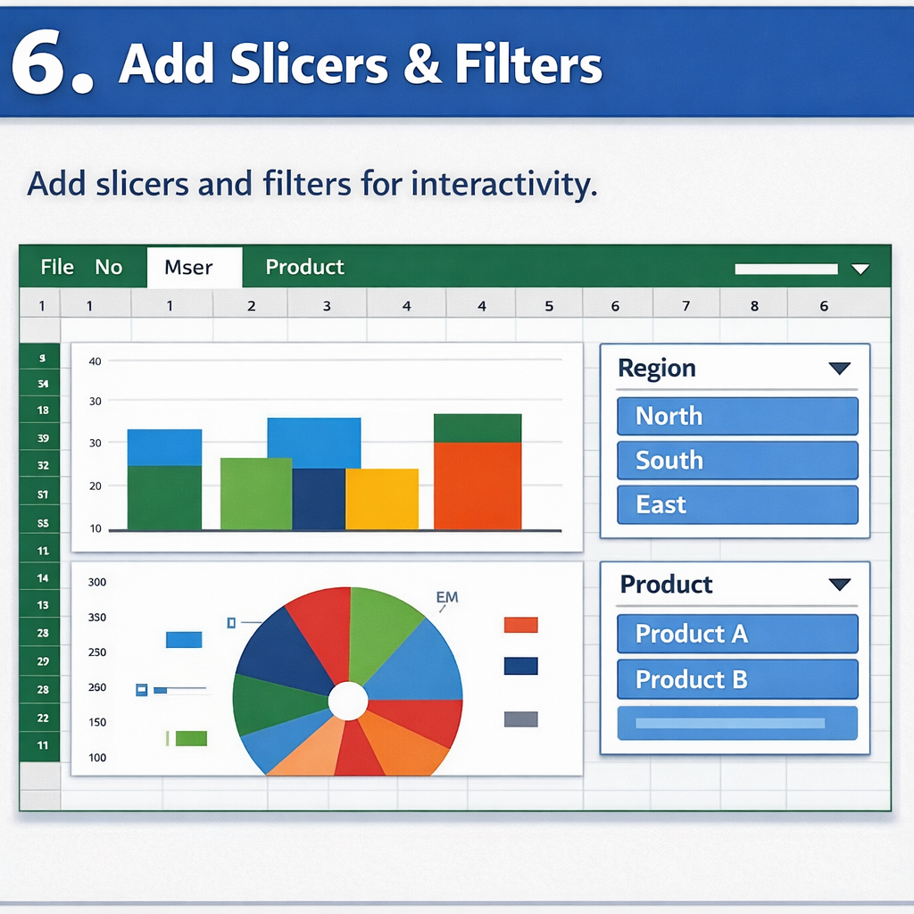 Add Slicers and Filters