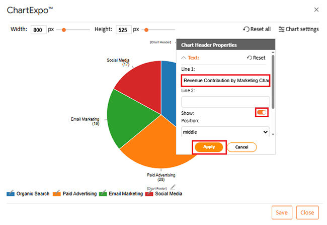 Google Sheets Pie Chart