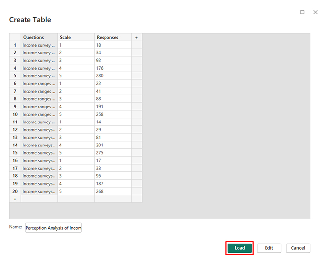 Income Survey Questions