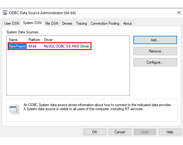 MySQL ODBC Connector