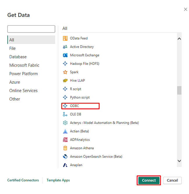MySQL ODBC Connector